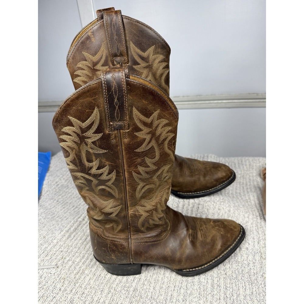 Ariat Boots Men Size 7.5  D‎ Heritage Cowboy Western  Brown Leather 10002204